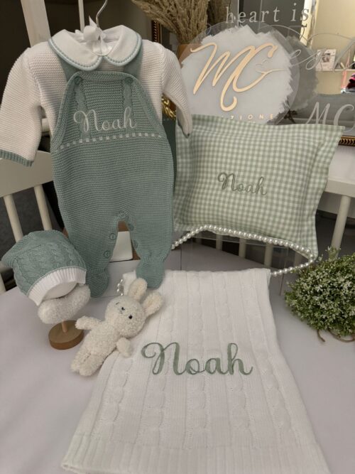 Green Sage Baby Set
